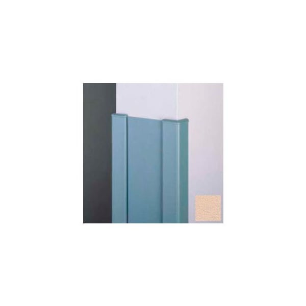 Pawling Surface Mounted End Wall 90Deg Corners, 2'' Wings, 12'H W/Caps, 6"W, Desert Sand, Recycled Vinyl CG-11R-12-148 - main